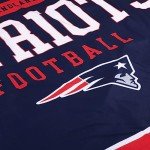 FOCO New England Patriots NFL Team Property Of Sherpa Fleece Blanket