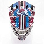 Franklin Sports Colorado Avalanche NHL Hockey Goalie Face Mask - Goalie Mask for Kids Street Hockey - Youth NHL Team Masks for Kids