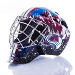 Franklin Sports Colorado Avalanche NHL Hockey Goalie Face Mask - Goalie Mask for Kids Street Hockey - Youth NHL Team Masks for Kids