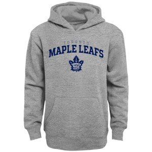 NHL Kids Youth 8-20 Official Team Lock Up Pullover Hoodie Sweatshirt (US, Numeric, 18, 20, Regular, Toronto Maple Leafs - Heather Grey)