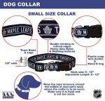 Pets First NHL Toronto Maple Leafs Collar for Dogs & Cats, Small. - Adjustable, Cute & Stylish! The Ultimate Hockey Fan Collar!