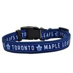 Pets First NHL Toronto Maple Leafs Collar for Dogs & Cats, Small. - Adjustable, Cute & Stylish! The Ultimate Hockey Fan Collar!