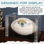 Franklin Sports NFL Jacksonville Jaguars Autograph Football - Official Size White Panel Souvenir Football for Autographs + Signatures - NFL Team Fan Shop Memorabilia Football for Display