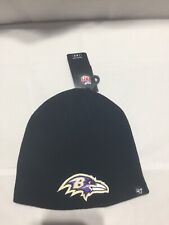 Baltimore Ravens Men's Black Logo Knit Beanie