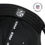 FOCO Men's Detroit Lions-Black Cap NFL Logo Marquee RF Hat, Team Color