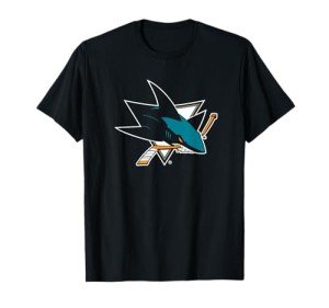 San Jose Sharks Icon Black Officially Licensed T-Shirt