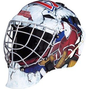 Franklin Sports Montreal Canadiens NHL Hockey Goalie Face Mask - Goalie Mask for Kids Street Hockey - Youth NHL Team Masks for Kids