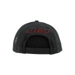 ZHATS Standard NHL Officially Licensed Adjustable Snapback Hat Dakota Element Black, One Size