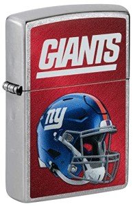 Zippo NFL New York Giants Helmet Street Chrome Pocket Lighter