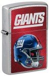 Zippo NFL New York Giants Helmet Street Chrome Pocket Lighter