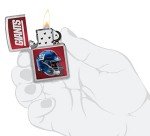 Zippo NFL New York Giants Helmet Street Chrome Pocket Lighter