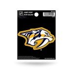 Rico Industries NHL Hockey Nashville Predators Short Sport Decal 3.75' x 4.75' Die Cut Team Logo Short Sport Decal