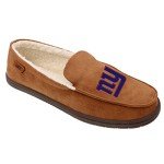FOCO New York Giants NFL Mens Exclusive Beige Moccasin - M