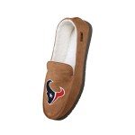 FOCO Houston Texans NFL Mens Exclusive Beige Moccasin - L