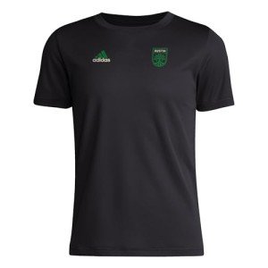 adidas Unisex Kid's MLS Short Sleeve T-Shirt, Black/Austin FC, Large