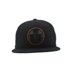 ZHATS Standard NHL Officially Licensed Adjustable Snapback Hat Flat Bill Z11 Black Element, One Size