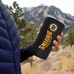 Rico Industries NHL Hockey Boston Bruins 18oz Soft Touch, Easy Grip Tumbler