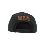 ZHATS Standard NHL Officially Licensed Adjustable Snapback Hat Flat Bill Z11 Black Element, One Size