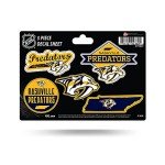 Rico Industries NHL Nashville Predators 5-Piece Die-Cut Decal Sheet