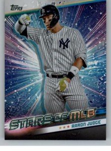 2024 Topps Stars of MLB #SMLB-13 Aaron Judge New York Yankees Official MLB Baseball Card in Raw (NM or Better) Condition
