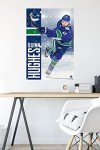 Trends International NHL Vancouver Canucks - Quinn Hughes 20 Wall Poster, 34L x 22.4W, Unframed Version