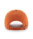 47 New York Yankees Mens Womens Clean Up Adjustable Strapback Clay Orange Hat with White Logo
