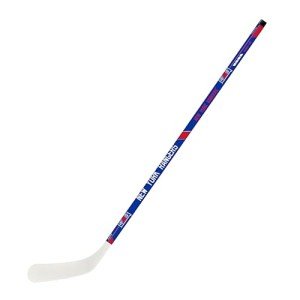 Franklin Sports NHL New York Rangers Team 48-Inch Vinyl Hockey Stick (Left), Junior, Blue