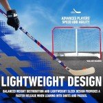 Franklin Sports NHL New York Rangers Team 48-Inch Vinyl Hockey Stick (Left), Junior, Blue