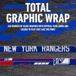 Franklin Sports NHL New York Rangers Team 48-Inch Vinyl Hockey Stick (Left), Junior, Blue