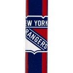 Franklin Sports NHL New York Rangers Team 48-Inch Vinyl Hockey Stick (Left), Junior, Blue