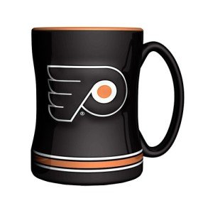 NHL Philadelphia Flyers Sculpted Relief Mug, 14-Ounce