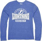 Blue 84 Men's Standard NHL Officially Licensed Tri-Blend Long Sleeve T-Shirt Beards, Team Color