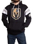 Calhoun NHL Surf & Skate Mens Varsity Retro Style Pullover Hoodie – The Coastal Collection (Large, Vegas Golden Knights)