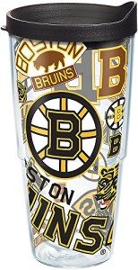 Tervis Made in USA Double Walled NHL Boston Bruins Insulated Tumbler Cup Keeps Drinks Cold & Hot, 24oz, All Over