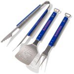 YouTheFan NHL New York Rangers Spirit Series 3-Piece BBQ Set , Stainless Steel, 22" x 9"