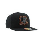 ZHATS Unisex Kid's NHL Officially Licensed Youth Adjustable Snapback Hat Flat Bill Z11 Black Element, One Size