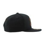 ZHATS Unisex Kid's NHL Officially Licensed Youth Adjustable Snapback Hat Flat Bill Z11 Black Element, One Size