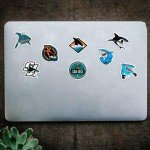 26 PCS Set of San Jose Vinyl Sharks Stickers Pack San Jose Decal Sharks 2-3 inches