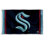 WinCraft Seattle Kraken Stripes 3x5 Feet Banner Flag