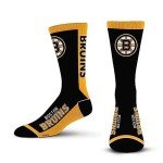 For Bare Feet NHL BOSTON BRUINS MVP Crew Sock Team Color Large