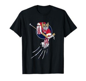 Hockey Goalie Beast Ice Panther Cat Claw Marks T-Shirt