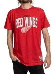 Calhoun NHL Surf & Skate Mens Vintage Style Distressed Heather Tone Rustic T-Shirt (Detroit Red Wings, Medium)