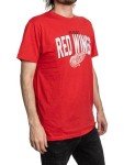 Calhoun NHL Surf & Skate Mens Vintage Style Distressed Heather Tone Rustic T-Shirt (Detroit Red Wings, Medium)