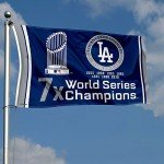 WinCraft Los Angeles Dodgers Years Series Champions 3x5 Foot Grommet Banner Flag