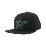 ZHATS Standard NHL Officially Licensed Adjustable Snapback Hat Flat Bill Z11 Black Element, One Size
