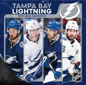 TURNER SPORTS Tampa Bay Lightning 2025 12x12 Team Wall Calendar (25998011956)