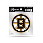 Rico Industries Boston Bruins Spoked B Primary Logo 4"x4" Small Style Decal