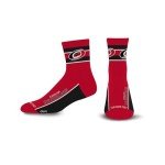 For Bare Feet NHL CAROLINA HURRICANES Lil' Deuce Quarter Sock Team Color Large