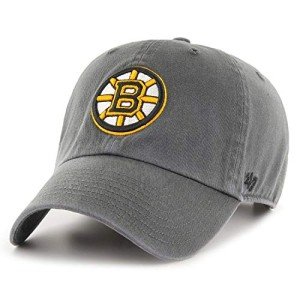 '47 Brand Relaxed Fit Cap - Clean UP Boston Bruins Charcoal
