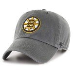 '47 Brand Relaxed Fit Cap - Clean UP Boston Bruins Charcoal